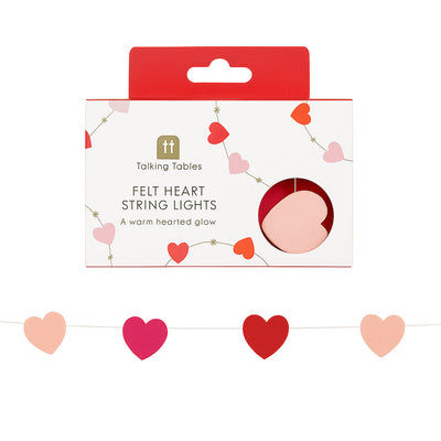 Heart Felt String Lights - 2m | Wedding Decor |