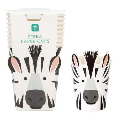 Zebra Paper Cups | Party Supplies |