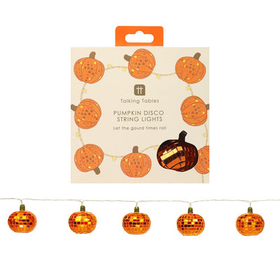 Pumpkin Disco String Lights | Halloween Decor |