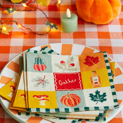 Fall Paper Napkins - 20 Pack