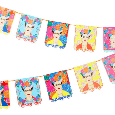 Frida Kahlo Bunting | Fiesta Party Supplies |
