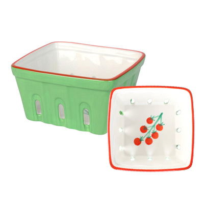 Tomato Ceramic Punnet - 15cm | Summer Kitchenware |