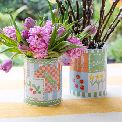 Spring Icons Recyclable Storage Tins - 2 Pack | Kitchen Gifts |