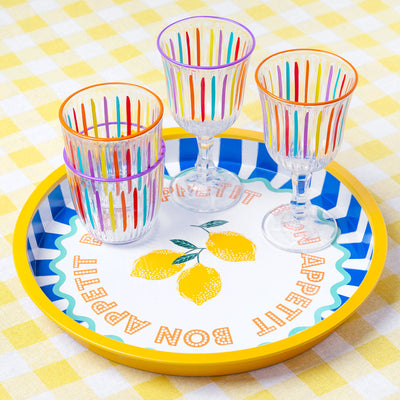 Yellow Gingham Tablecloth | Summer Decor |