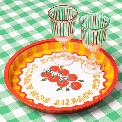 Tomato Tin Tray - 31cm | Summer Gifts |