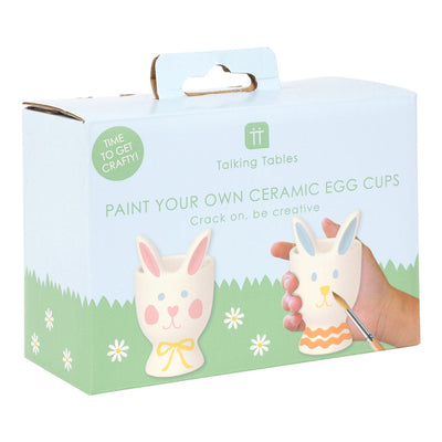 Paint Your Own Ceramic Easter Egg Cup - 2 Pack | Craft |