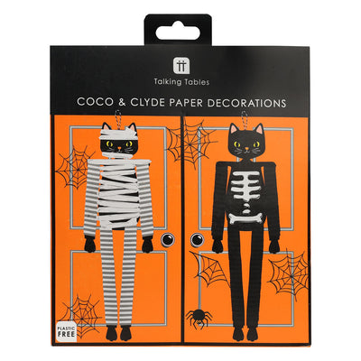 Cat Honeycomb Decoration - 2 Pack | Halloween Decor |