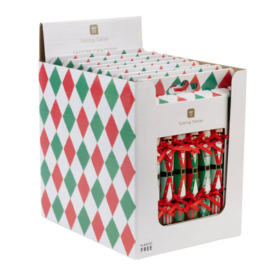 Nutcracker Christmas Saucer Crackers - 10 Pack Display | Christmas Decor |