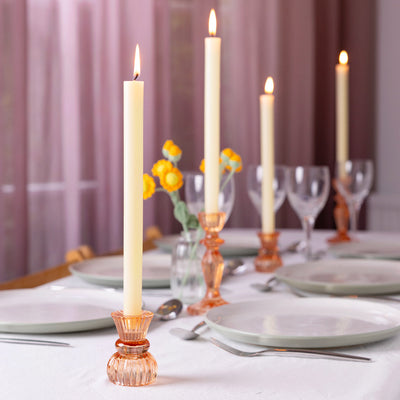 Cream Dinner Candles - Display | Wedding Decor |