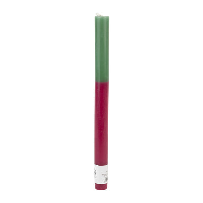 Green & Burgundy Straight Dinner Candles - Display | Everyday |