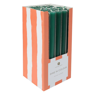 Green Dinner Candles - Display | Home Decor |