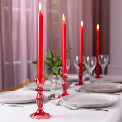 Red Dinner Candles - Display | 4th of July Decor |