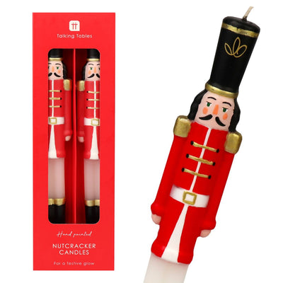 Nutcracker Christmas Dinner Candles - 2 Pack | Christmas Decor |