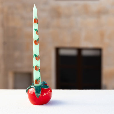 Tomato Ceramic Candle Holder - 6cm | Summer Gifts |