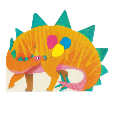 Dinosaur Shaped Paper Napkins | Party Napkins |