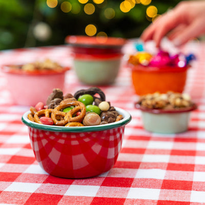 Cranberry Enamel Bowl - 10cm | Home Décor Gifts |