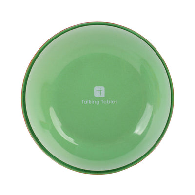 Tomato Green Enamel Bowl - 14cm | Summer Tableware |