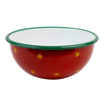 Nutcracker Red Enamel Christmas Bowl - 16cm | Kitchenware |