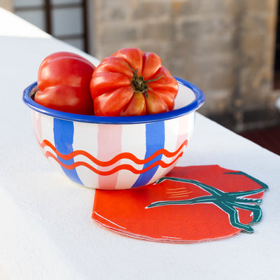 Tomato Shaped Napkins - 20 Pack | Summer Napkins |