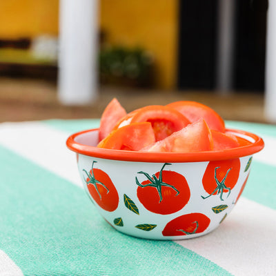 Tomato Red Enamel Bowl - 12cm | Mothers Day Gifts |