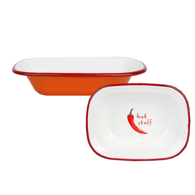 Chili Enamel Dish - 20cm | Tableware |
