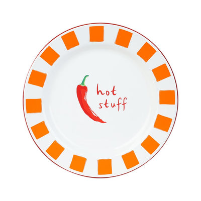 Chilli Enamel Plate - 20cm
