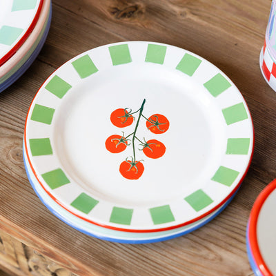 Tomato Enamel Plate - 20cm | Kitchenware |