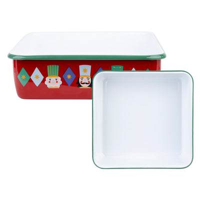 Nutcracker Enamel Roasting Tin - 10'' | Kitchenware |