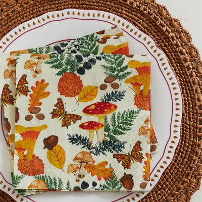 Fall Woodland Paper Napkins - 20 Pack | Fall Decor |