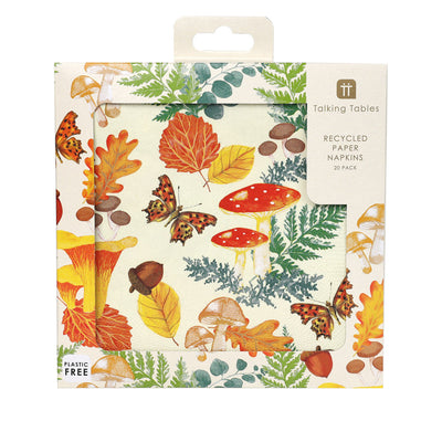 Fall Woodland Paper Napkins - 20 Pack | Fall Decor |