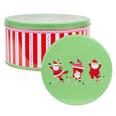 Santa Christmas Cake Tin - 23cm