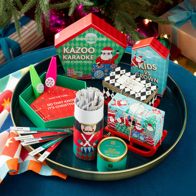 Santa Kids vs Grown Ups Family Game - 8 Pack Display | Christmas Game |