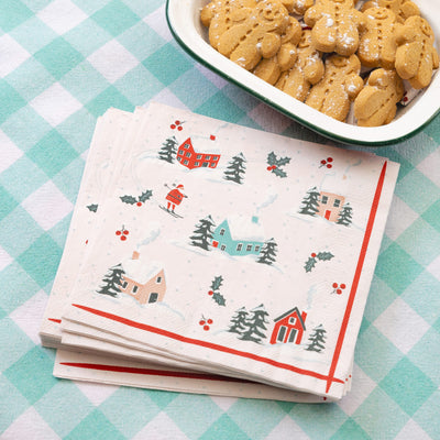 Santa Christmas Napkins - 20 Pack | Christmas Decor |