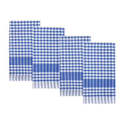 Blue & White Gingham Napkins - 4 Pack | Tableware |