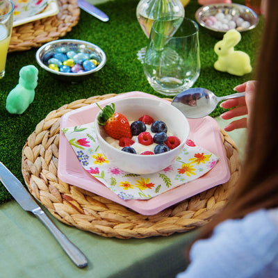 Pastel Hexagonal Plates - 8 Pack | Party Plates |