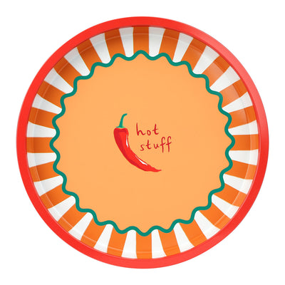 Hot Stuff Chili Tin Tray - 30cm