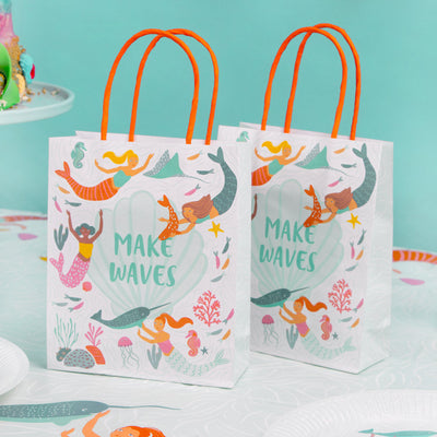 Mermaid Party Bags - 8 Pack | Party Favors |