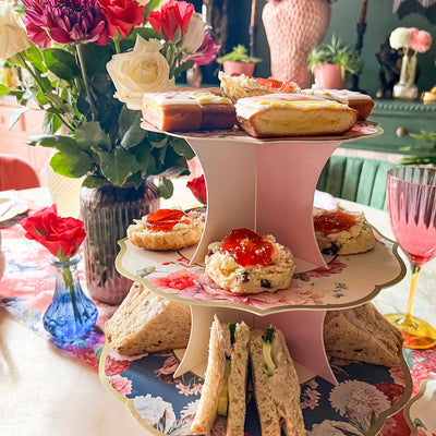 3 Tier Cake Stand | Summer Tea Party |