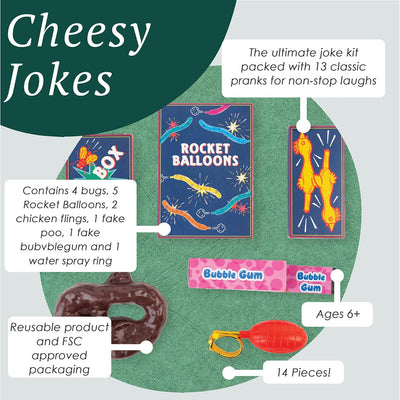 Prank Kit - 14 Joke Pieces | Retro Fun |