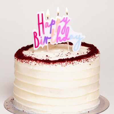 Pastel Happy Birthday Candle | Cake Candles |