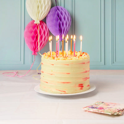 Rose Birthday Candles - 16 Pack | Cake Candles |