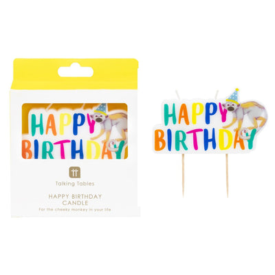 Safari Animals Birthday Candle | Kids Cake Candles |
