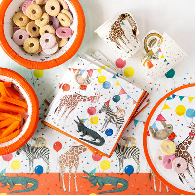 Safari Animals Paper Napkins - 20 Pack | Party Napkins |
