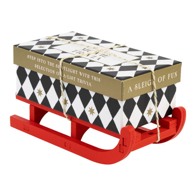 Movie Trivia Christmas Sleigh - 2.6in | Christmas Game |