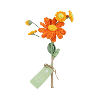 Crochet Flower Stems - 5 Pack | Fall Decor |