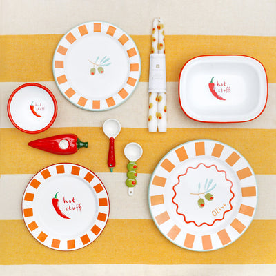 Yellow Stripe Cotton XL Tablecloth - 63 × 98 in | Spring |