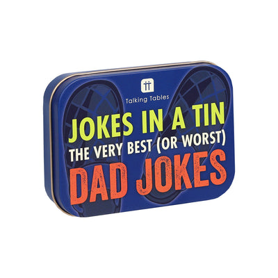 Dad Jokes in a Tin - Display | Fathers Day Gifts 100 Jokes |
