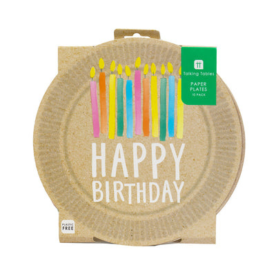 Happy Birthday Paper Plates | Party Supplies |