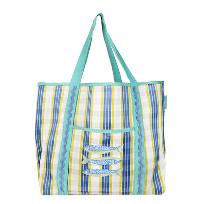 Recycled Plastic Fish Tote Bag | Summer Decor |