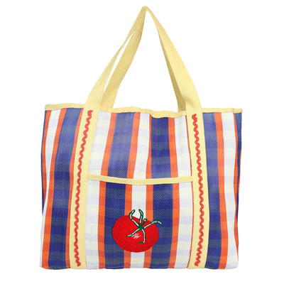 Recycled Plastic Tomato Tote Bag | Beach Bag |